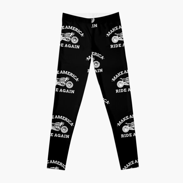 Motorcycle print clearance leggings