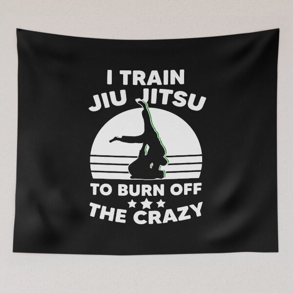 Item preview, I practice Jiu Jitsu to burn the madman off designed and sold by Nessshirts.