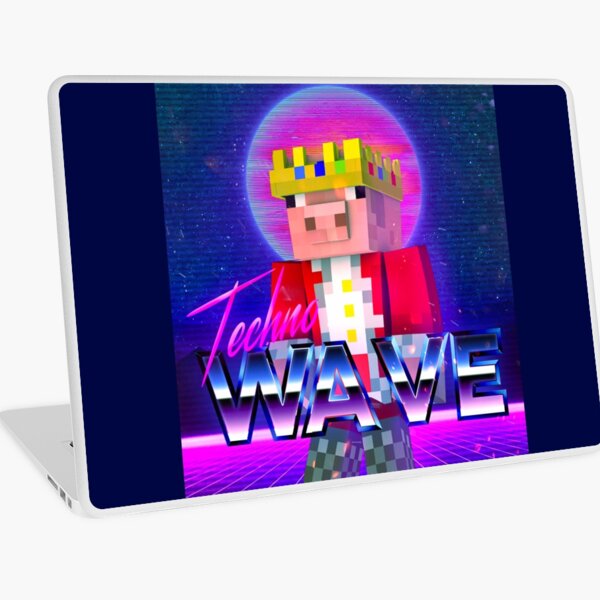 Technoblade Techno Roblox Sticker Packs Dreamwastaken Laptop Skin By Goldendove Redbubble - roblox technoblade