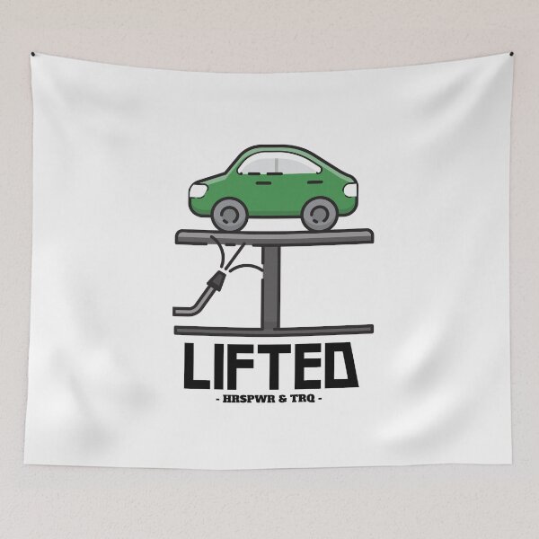 Item preview, Lifted Car in Garage designed and sold by HRSPWR-TRQ.