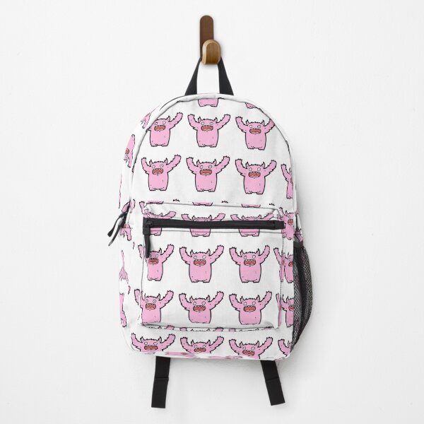 Item preview, Mr Pink Horned Monster designed and sold by wildflowerperks.