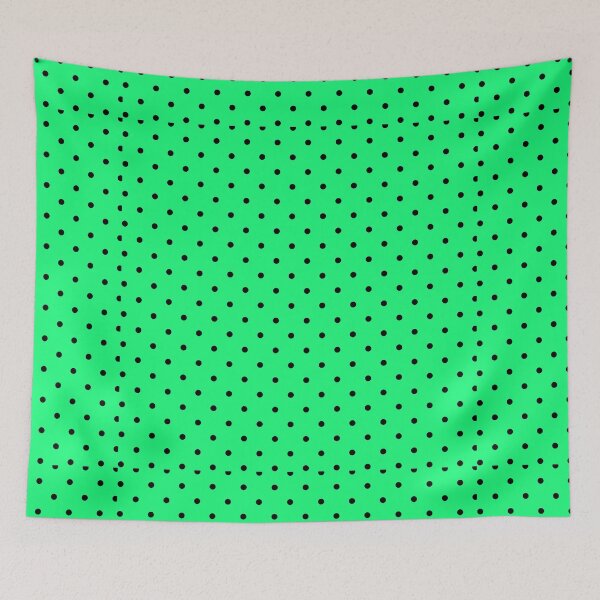Item preview, Green and black Fall Autumn Simple dotted polka dot Pattern designed and sold by conceptDVS.