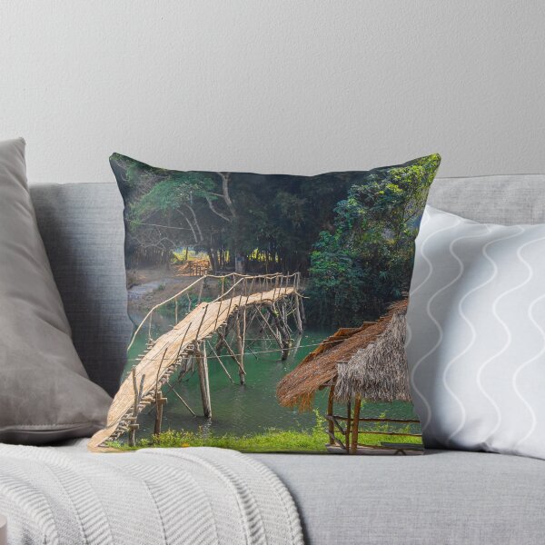Item preview, Laos. Vang Vieng. Wooden Bridge. designed and sold by vadim19.
