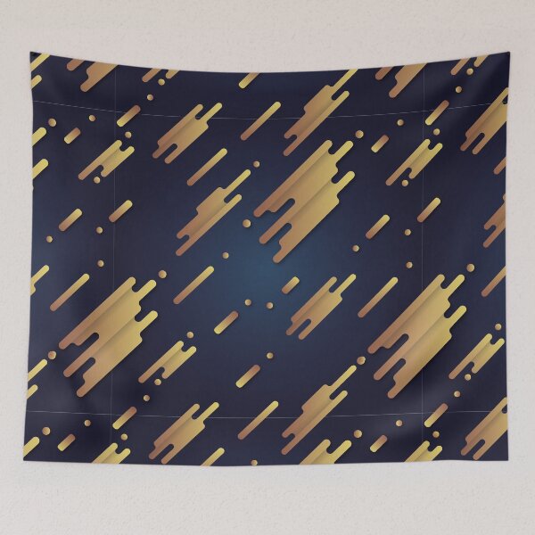Item preview, Gold and Blue Clouds pattern designed and sold by GoatSkulDesign.