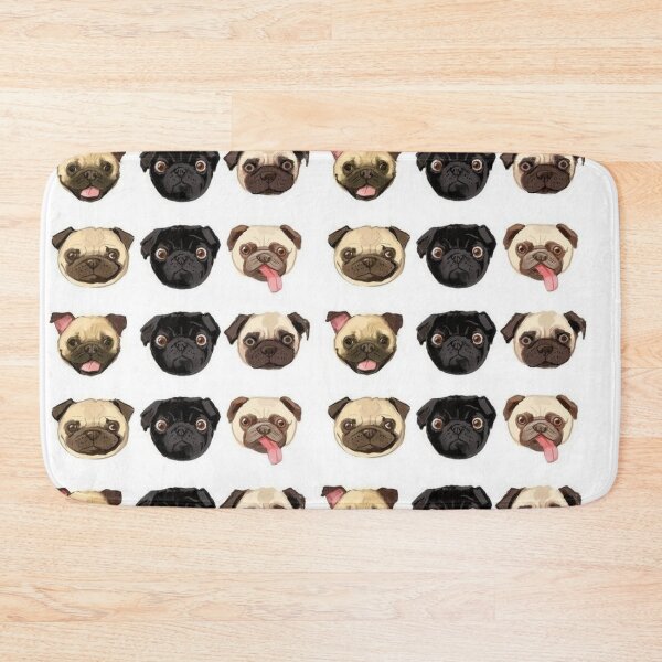 Item preview, Pug Dog Art Pugs puppy funny cute dogs designed and sold by Coolstuff4you71.