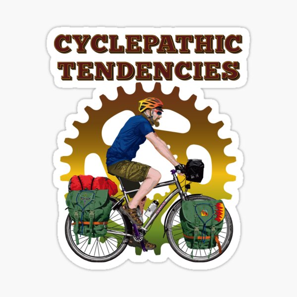 Cyclepathic Tendencies Touring Edition Sticker