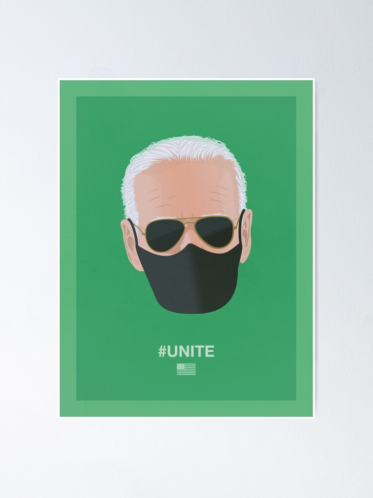 Alternate view of Joe Biden UNITE (green) Poster