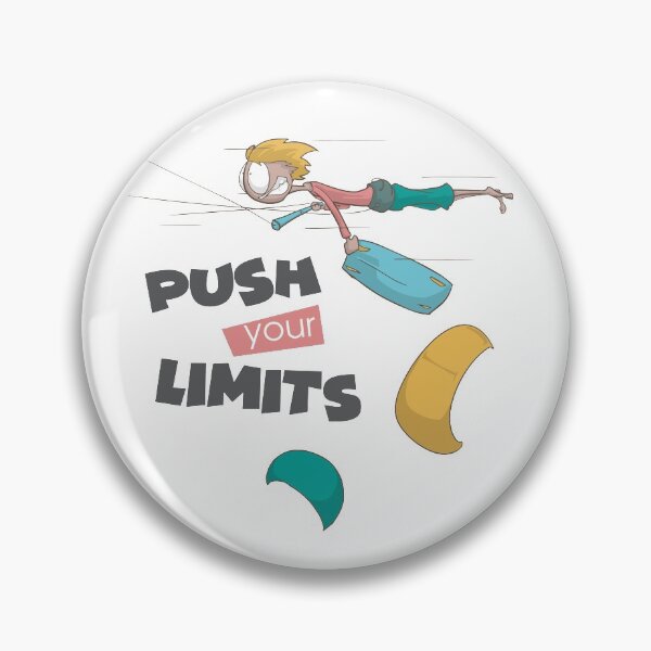 Item preview, Push your limits, kitesurfing kiteloop. designed and sold by Nick Shevchenko.