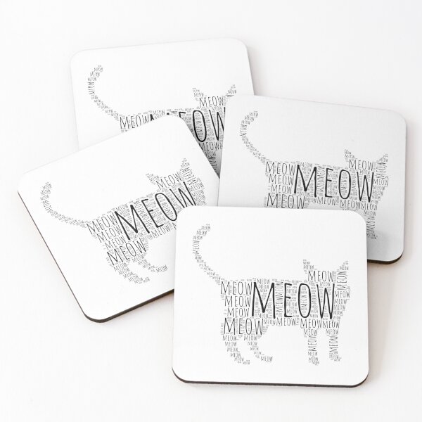 Item preview, Cats Meow (black text) designed and sold by planDpromotions.