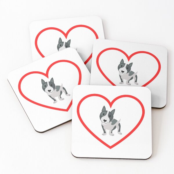 Item preview, Smiling bull terrier designed and sold by DK-PODsolutions.