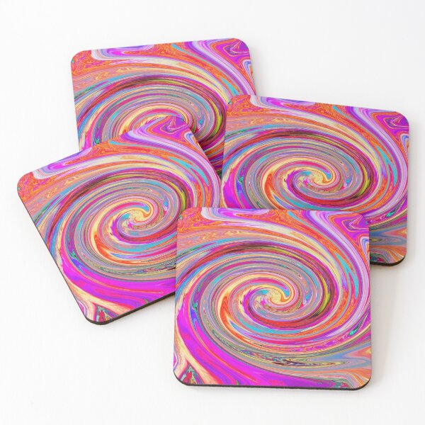 Item preview, Colorful Rainbow Swirl Retro Abstract Design designed and sold by myrubiogarden.