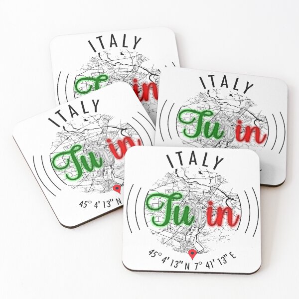 Item preview, Turin, ITALY Road Map Art - Earth Tones designed and sold by hatimelhag.