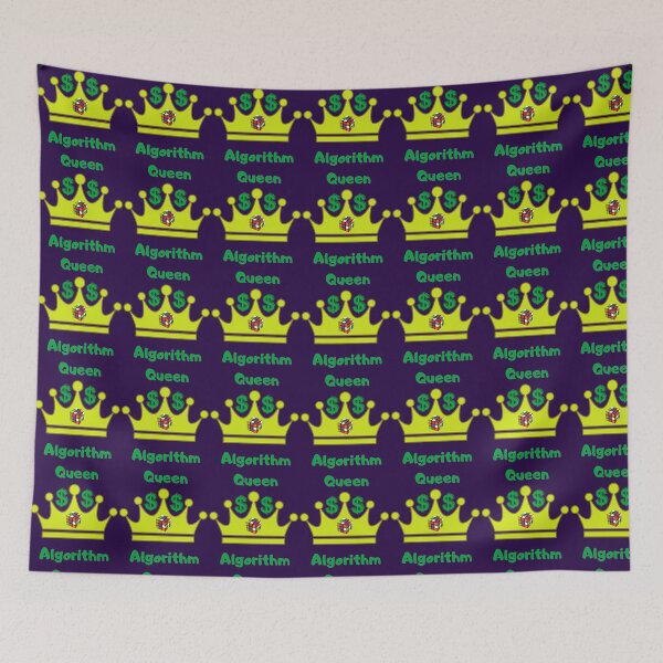 Item preview, Algorithm Queen Premium T-Shirt designed and sold by Swooncake Press.