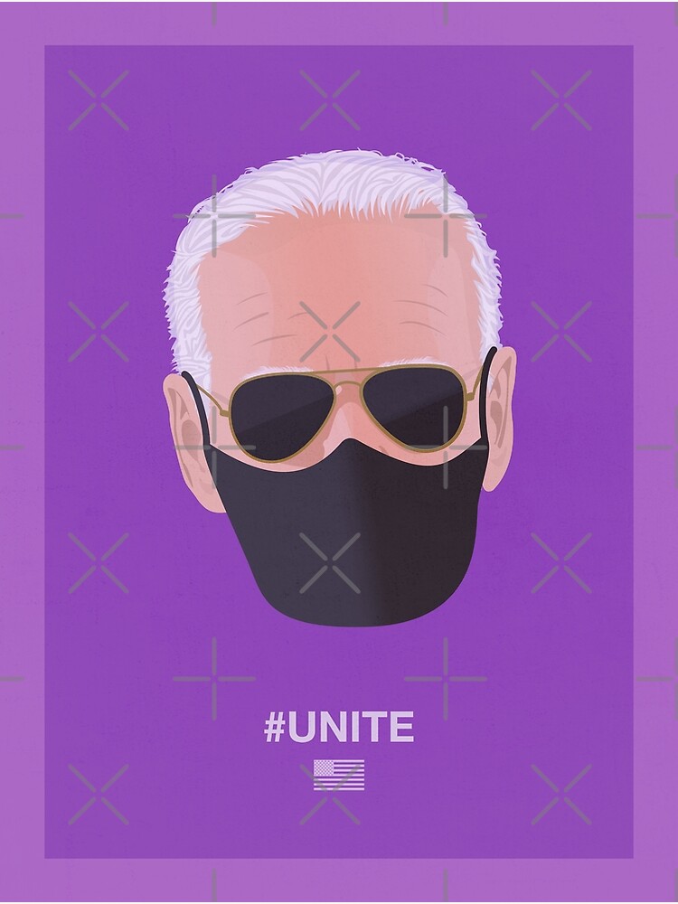 Joe Biden UNITE (violet) by PopArtClub