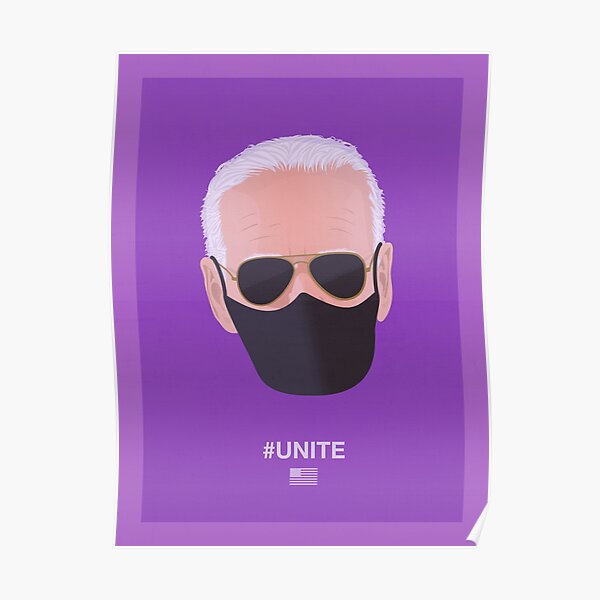 Joe Biden UNITE (violet) Poster