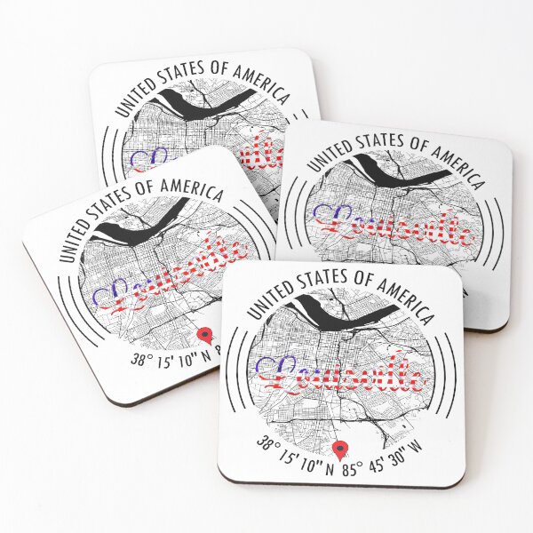 Item preview, Louisville, USA Road Map Art - Earth Tones designed and sold by hatimelhag.