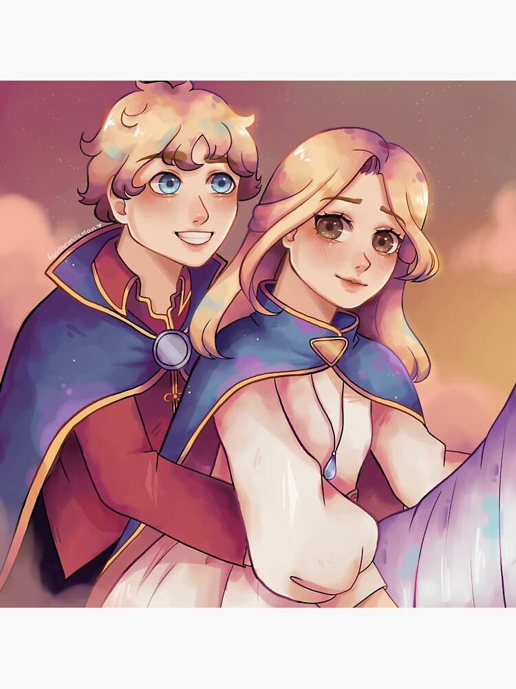 "Sophie Foster x Keefe Sencen (Sokeefe)" Sticker for Sale by