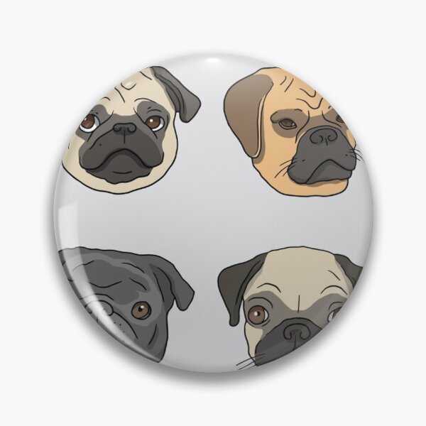Artikelvorschau, Mops Hund Kunst Mops Welpen lustige süße Hunde entworfen und verkauft von Coolstuff4you71.