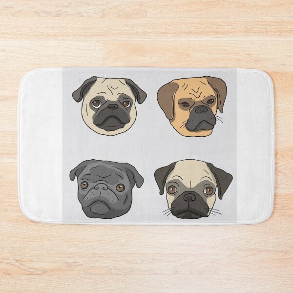 Item preview, Pug Dog Art Pugs puppy funny cute dogs designed and sold by Coolstuff4you71.