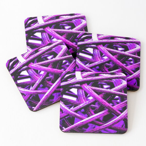 Aperçu de l'œuvre Motif tissé en bois violet créée et vendue par wildjellybeans.