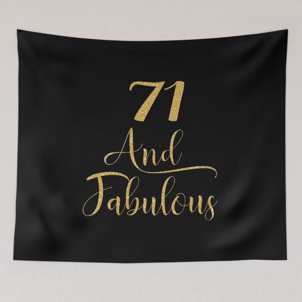 Item preview, Women 71 Years Old And Fabulous 71st Birthday Party graphic designed and sold by Grabitees.