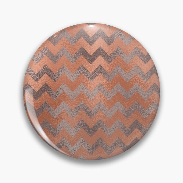 Item preview, Copper and Silver-Gray Shinny Chevron designed and sold by BloomCatB.