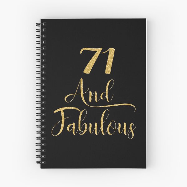 Item preview, Women 71 Years Old And Fabulous 71st Birthday Party graphic designed and sold by Grabitees.