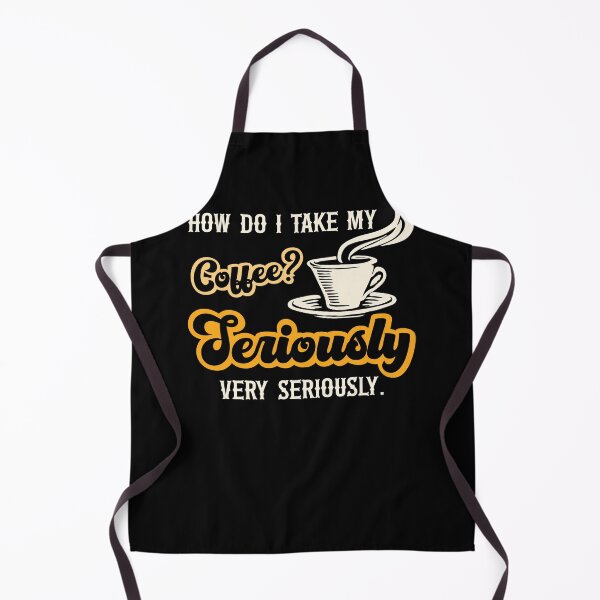 Item preview, Funny Coffee Lover TAKE COFFEE SERIOUSLY Barista Gift designed and sold by tomtomd.