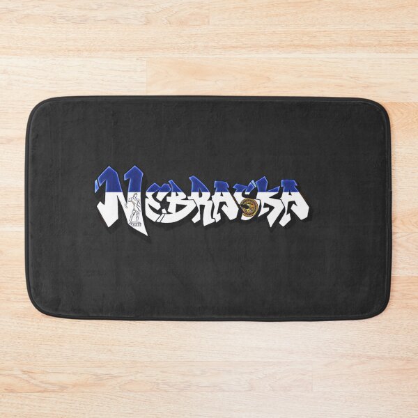 Item preview, Nebraska Flag / License Plate Graffiti (By Graffiti Muscle) designed and sold by Dude  Stuff.