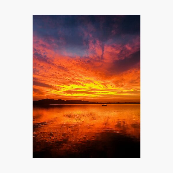 Barra de Navidad Sunrise Photographic Print