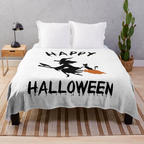 Item preview, Halloween is calling, witch, cat and raven on their way. designed and sold by Bodino.