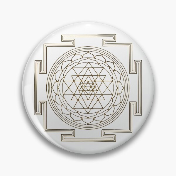 Item preview, Sri Yantra White and Gold designed and sold by mantra2yantra.