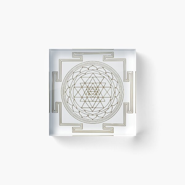 Sri Yantra - Solid BW | Postcard