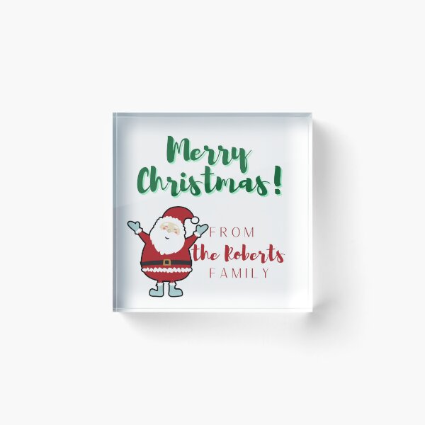 Item preview, Merry Christmas From The Roberts Family designed and sold by blacklittlemoon.