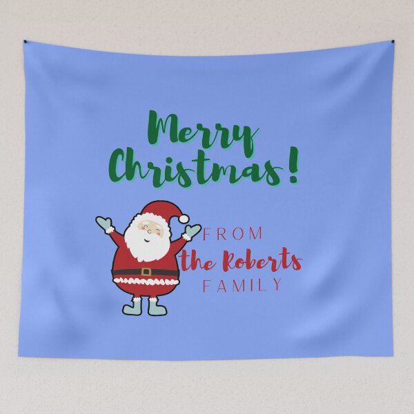 Item preview, Merry Christmas From The Roberts Family designed and sold by blacklittlemoon.