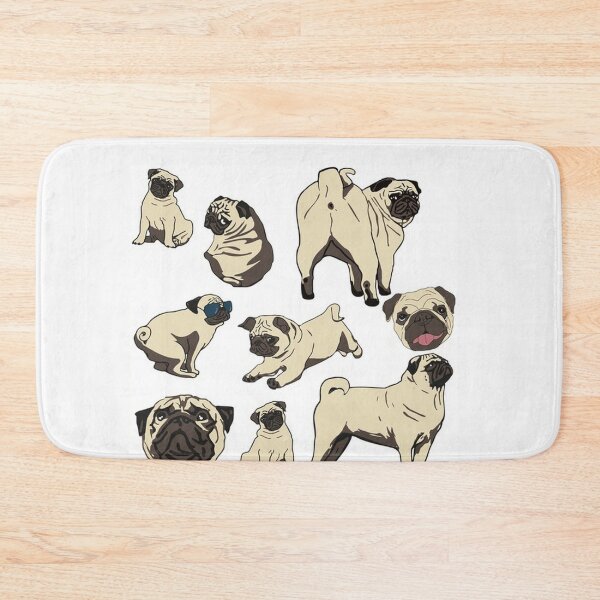 Item preview, Pug Dog Art Pugs puppy funny cute sezy dogs designed and sold by Coolstuff4you71.