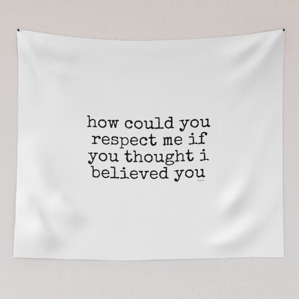 Item preview, how could you respect me if you thought i believed you black spel text dizkorce designed and sold by Dizkorce.