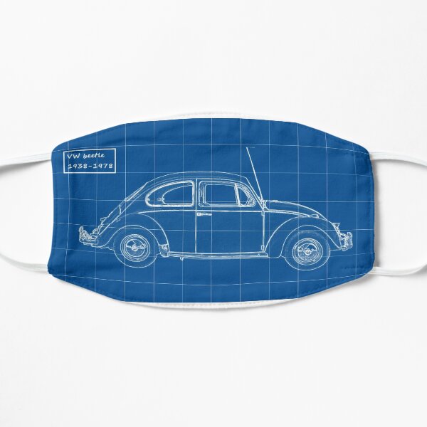 VW Beetle Blueprint Mask