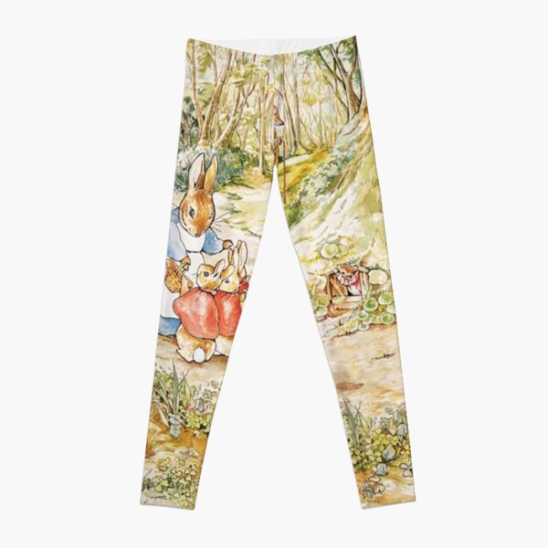 Beatrix Potter Rabbit Family Illustration "The Tale of Peter Rabbit" Leggings