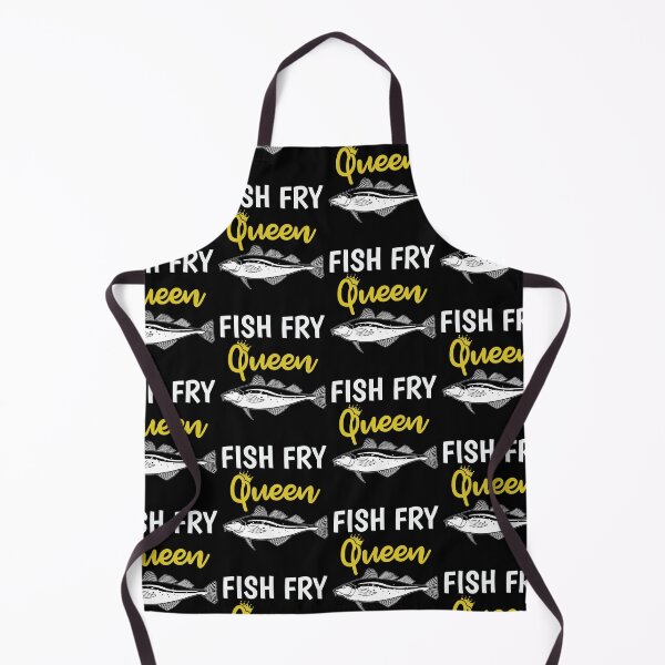 Item preview, Funny Fish Fry Queen print designed and sold by jakehughes2015.