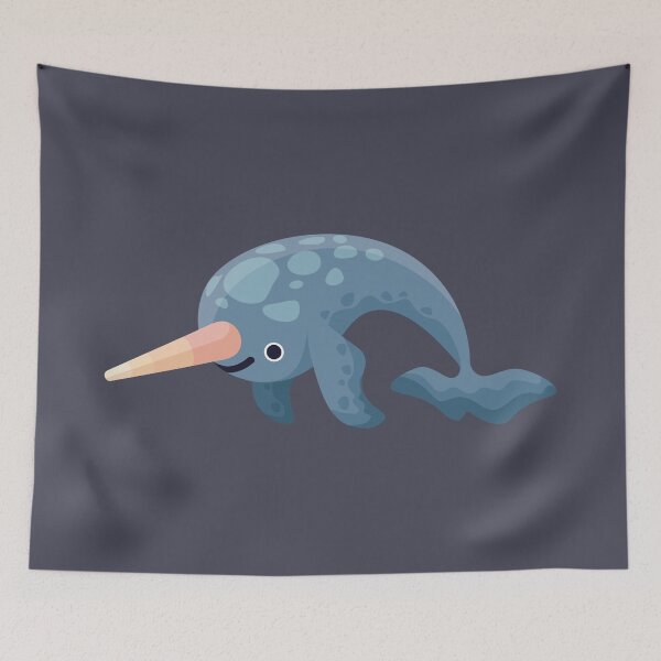 Item preview, Narwhal the true unicorn of the seas designed and sold by GoatSkulDesign.
