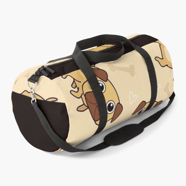 Pug Dog Art Pugs puppy funny cute dogs Duffle Bag