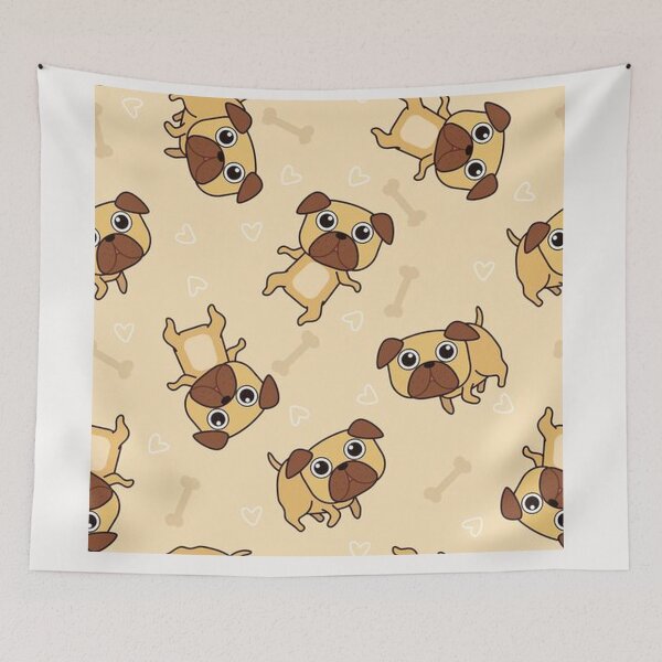 Item preview, Pug Dog Art Pugs puppy funny cute dogs designed and sold by Coolstuff4you71.