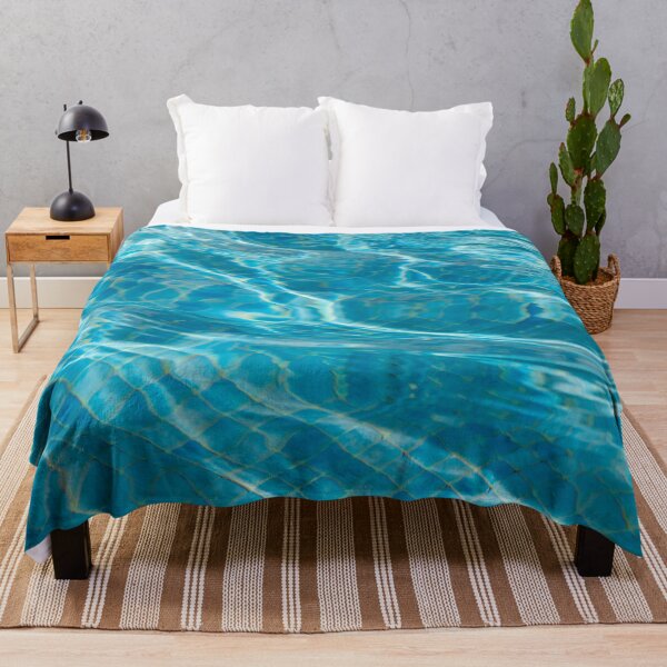 Item preview, Tessellated Patterns and Layers - Sunlit Turquoise Blue Fabstract designed and sold by Georgia Mizuleva.