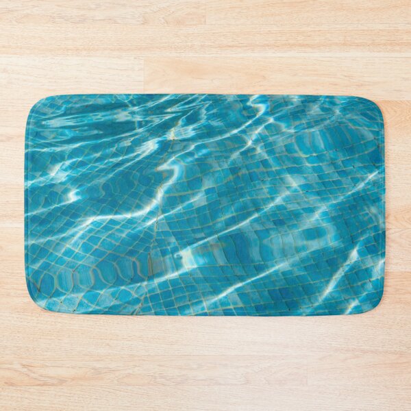 Item preview, Tessellated Layers and Patterns - Sunlit Turquoise Fabstract  designed and sold by Georgia Mizuleva.