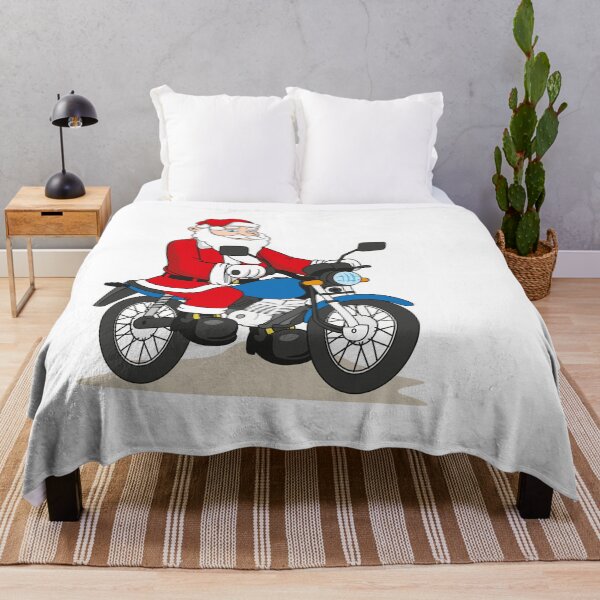 Item preview, Illustration of a Santa Claus riding a bike. Ideal Christmas seasonal materials designed and sold by LucianoCosmo.