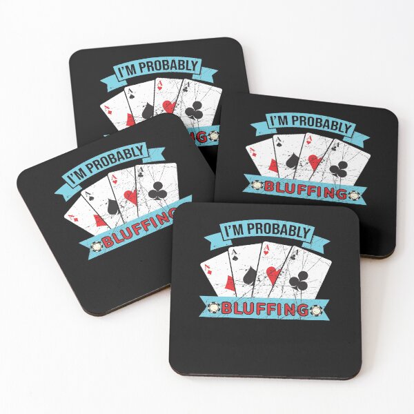 Item preview, Funny Poker I`M PROBABLY BLUFFING Gambler Gift designed and sold by tomtomd.