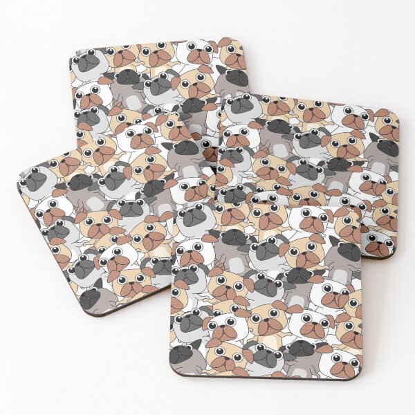Item preview, Pug Dog Art Pugs puppy funny cute dogs designed and sold by Coolstuff4you71.
