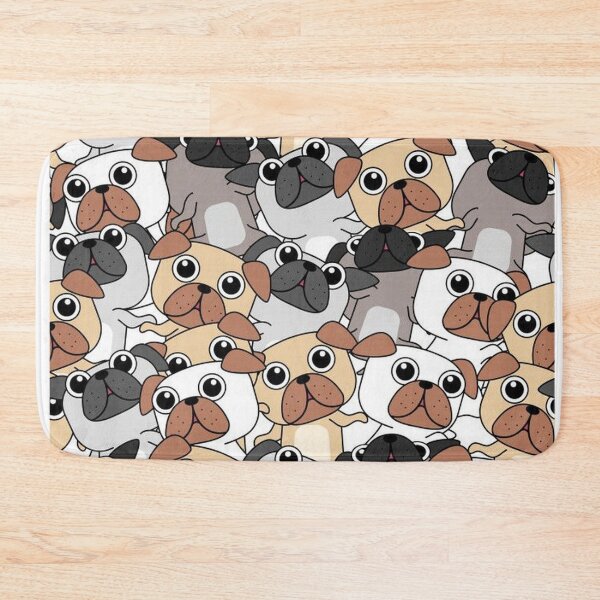 Item preview, Pug Dog Art Pugs puppy funny cute dogs designed and sold by Coolstuff4you71.