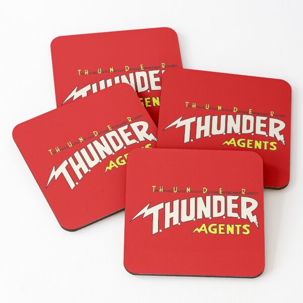 Item preview, Thunder Agents logo - white designed and sold by 13thFloorDesign.